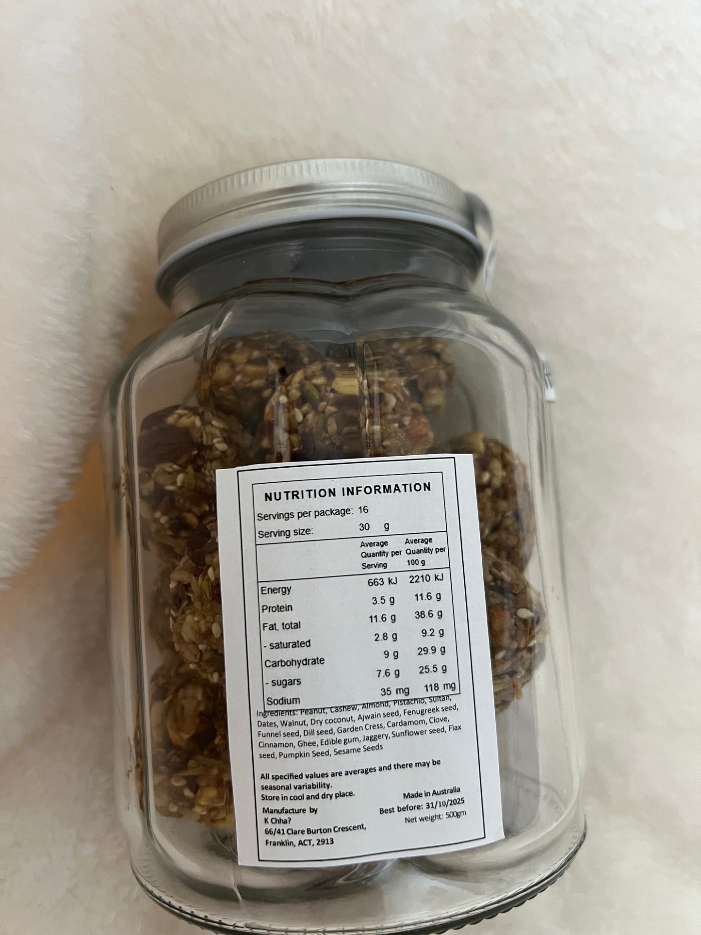 Nuts ko Laddu - 500gm