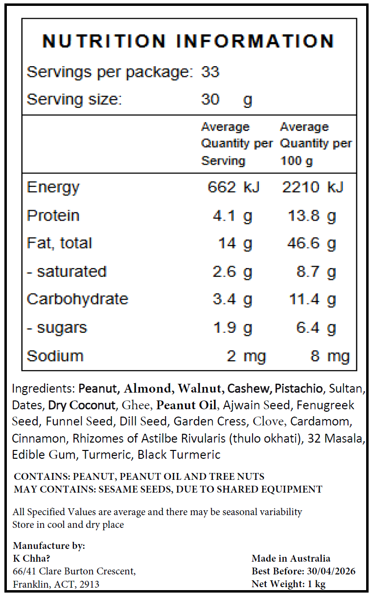 Sutkeri Masala - 1Kg